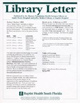 Library Letter 2005