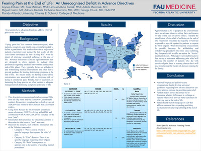 Fearing Pain at the End of Life: An Unrecognized Deficit in Advance Directives