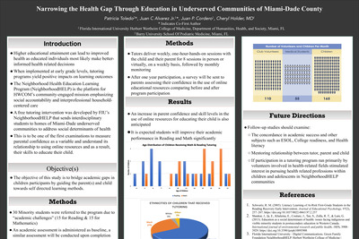 Narrowing the Health Gap Through Education in Underserved Communities of Miami-Dade County