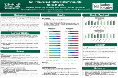 PATH (Preparing and Teaching Health Professionals) for Health Equity