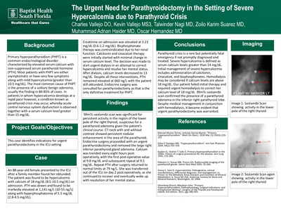 The Urgent Need for Parathyroidectomy in the Setting of Severe Hypercalcemia due to Parathyroid Crisis