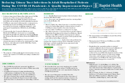 Reducing Urinary Tract Infections In Adult Hospitalized Patients During The COVID-19 Pandemic: A Quality Improvement Project