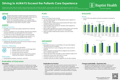 Striving to ALWAYS Exceed the Patients Care Experience