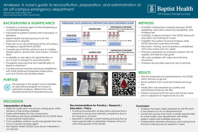 Andexxa: A Nurse's Guide to Reconstitution, Preparation, and Administration at an Off-Campus Emergency Department