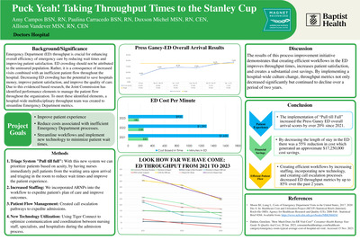 Puck Yeah! Taking Throughput Times to the Stanley Cup