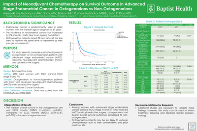 Impact of Neoadjuvant Chemotherapy on Survival Outcome in Advanced Stage Endometrial Cancer in Octogenarians vs Non-Octogenarians