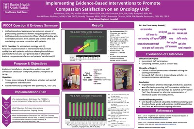 Implementing Evidence-Based Interventions to Promote Compassion Satisfaction on an Oncology Unit