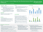 Does A Change in Current Response Time Practices Improve Patient Persopective by Nicole Burks MRS and Johnny Yeaglin