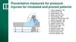 Preventative measures for pressure injuries for intubated and proned patients