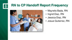 RN to CP Handoff Report Frequency by Ingrid Diaz and Jessica B. Diaz