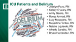 ICU Patients and Delirium