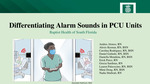 Differentiating Alarm Sounds in PCU Units