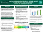 Total Joint Replacement Post-Op Day One Discharge Pathway by Liliana Quezada, Angela Infantas, Janet Escoto, and Paulo Pereira