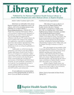 Library Letter 2011