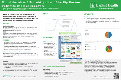 Sound the Alarm! Hardwiring Care of the Hip Fracture Patient to Improve Recovery