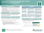Journey Back to Zero Harm with Medication Titration Parameters for Care Nurses by Sashah Topping, Jaime Gergora, and Alexis Folgueira