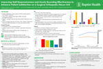 Improving Staff Responsiveness and Hourly Rounding effectiveness to Enhance Patient Satisfaction on a Surgical Orthopedic/Neuro Unit​ by Sherley Salomon; Courtney Roseberry BSN, RN; Lauri O. Beltran MSN, RN, CCRN; Angela O. Stewart MSN, RN, CCRN; and Julissa Bembry