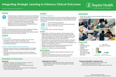 Integrating Strategic Learning to Enhance Clinical Outcomes