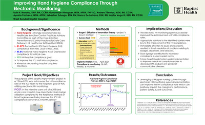 Improving Hand Hygiene Compliance Through Electronic Monitoring